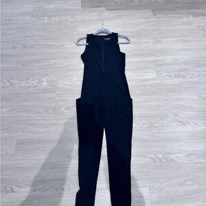 Tna Black Sleeveless Jumpsuit